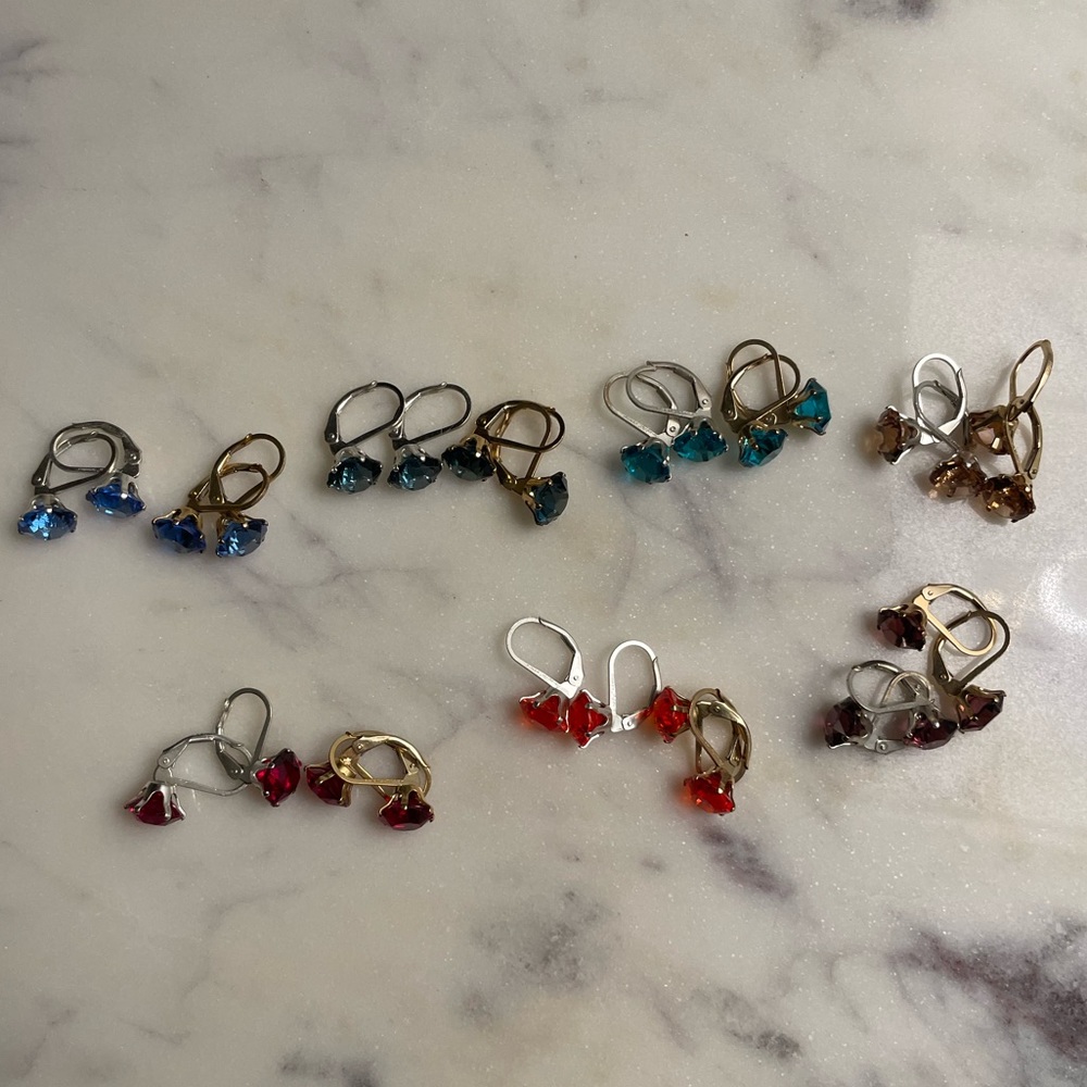 Swarovski Crystal Sterling Earrings - Alex and Ani